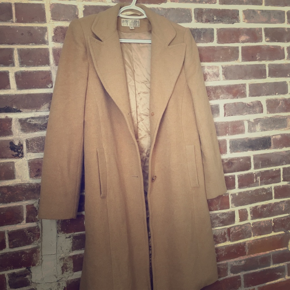 Camel wool coat